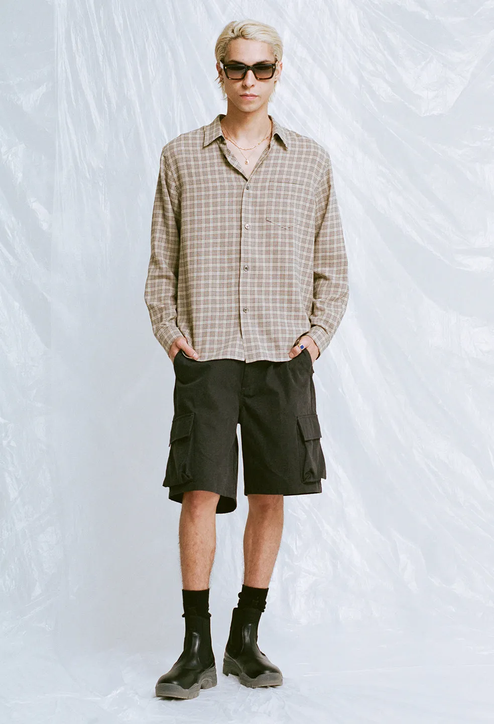 Cloak Button Up / Prato Check