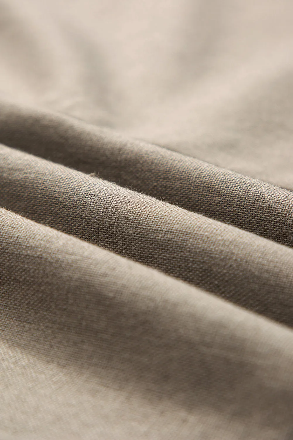 Collared Half Folded Oversize Top