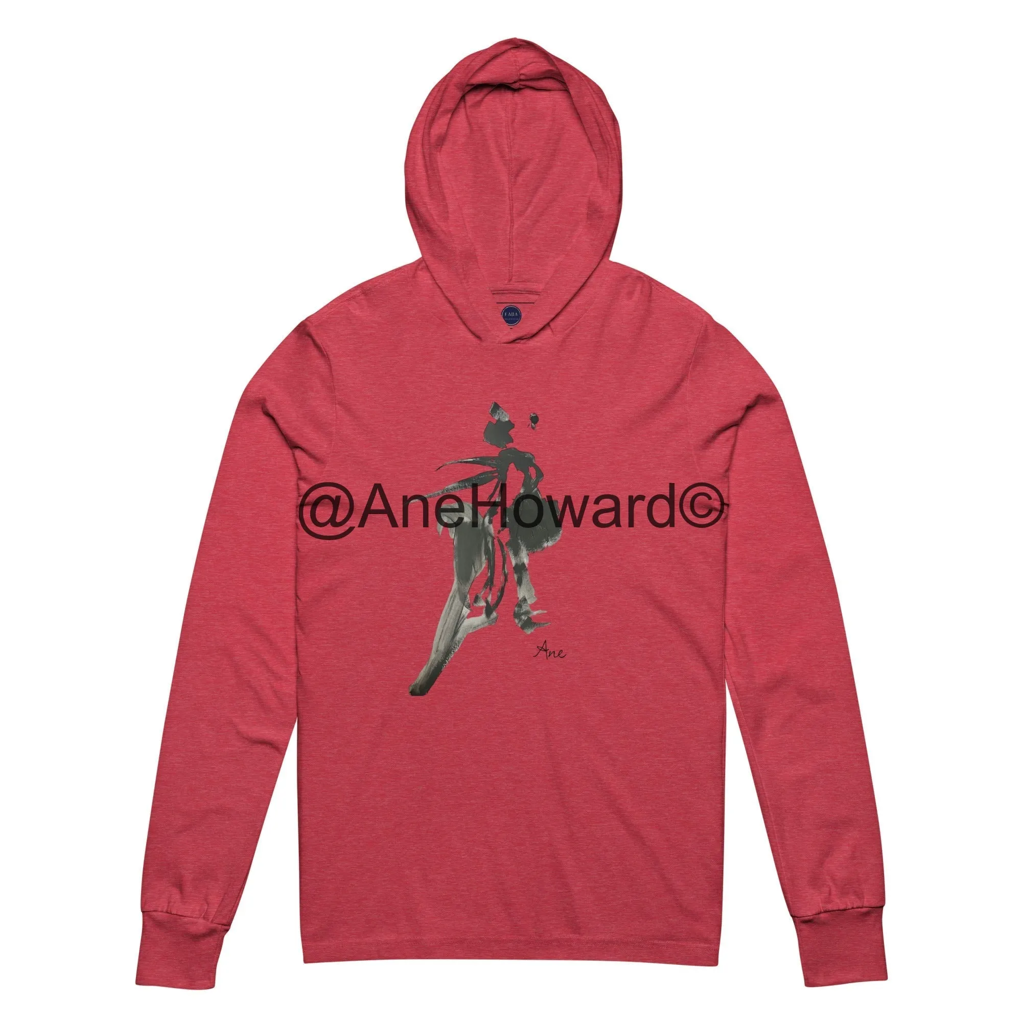 Cotton Hooded long-sleeve Tee Solo Dancer