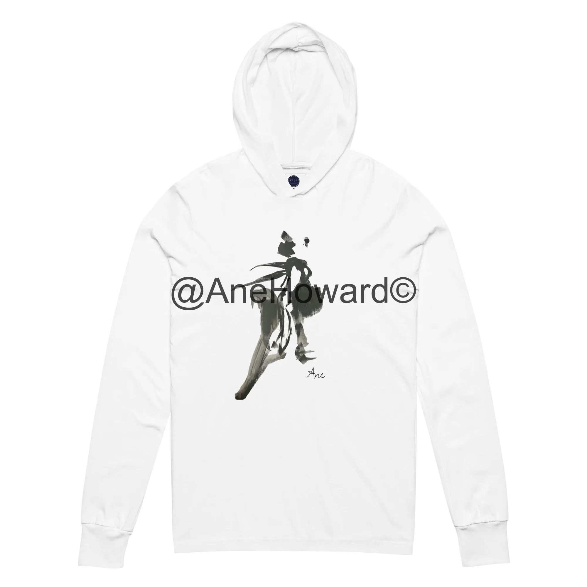 Cotton Hooded long-sleeve Tee Solo Dancer