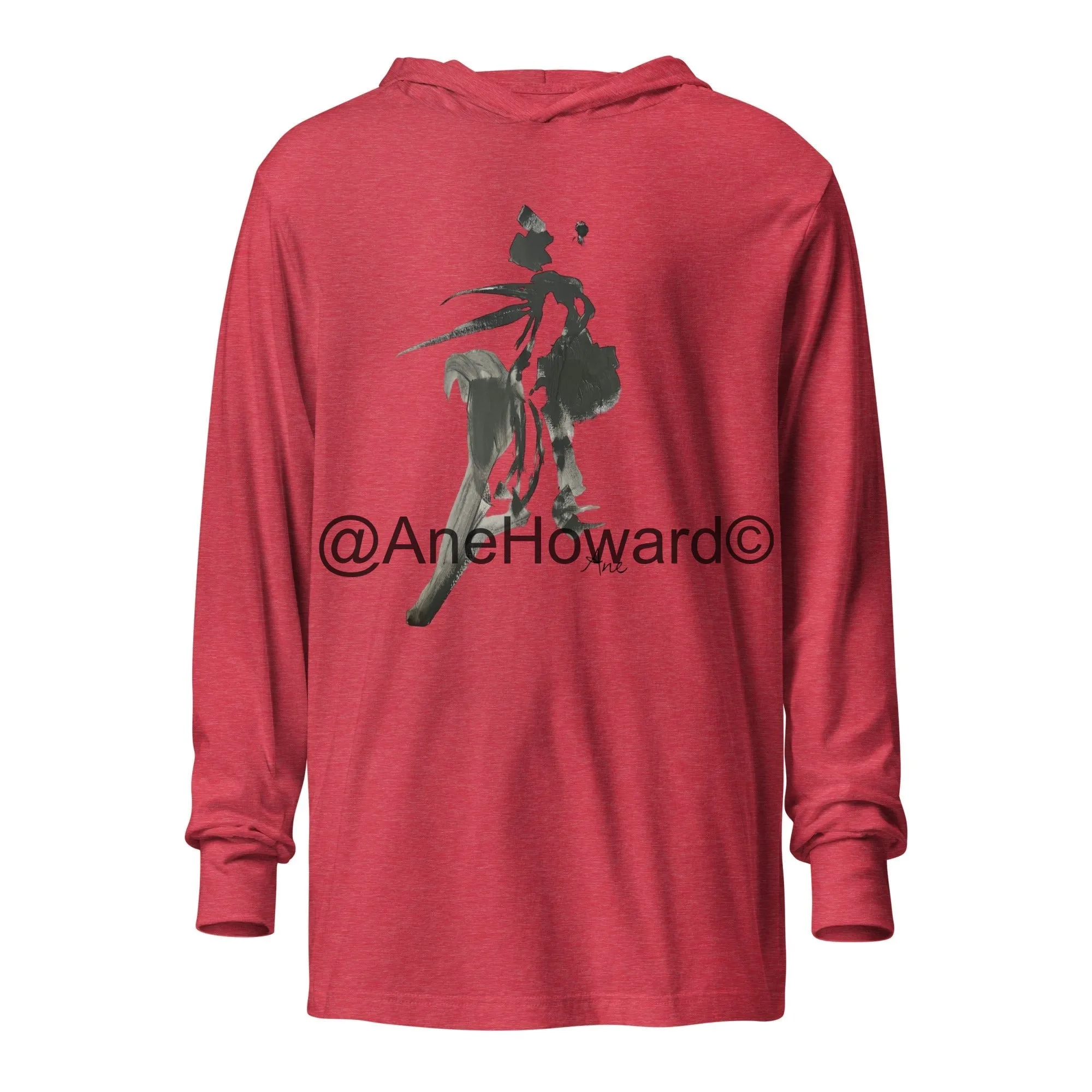 Cotton Hooded long-sleeve Tee Solo Dancer