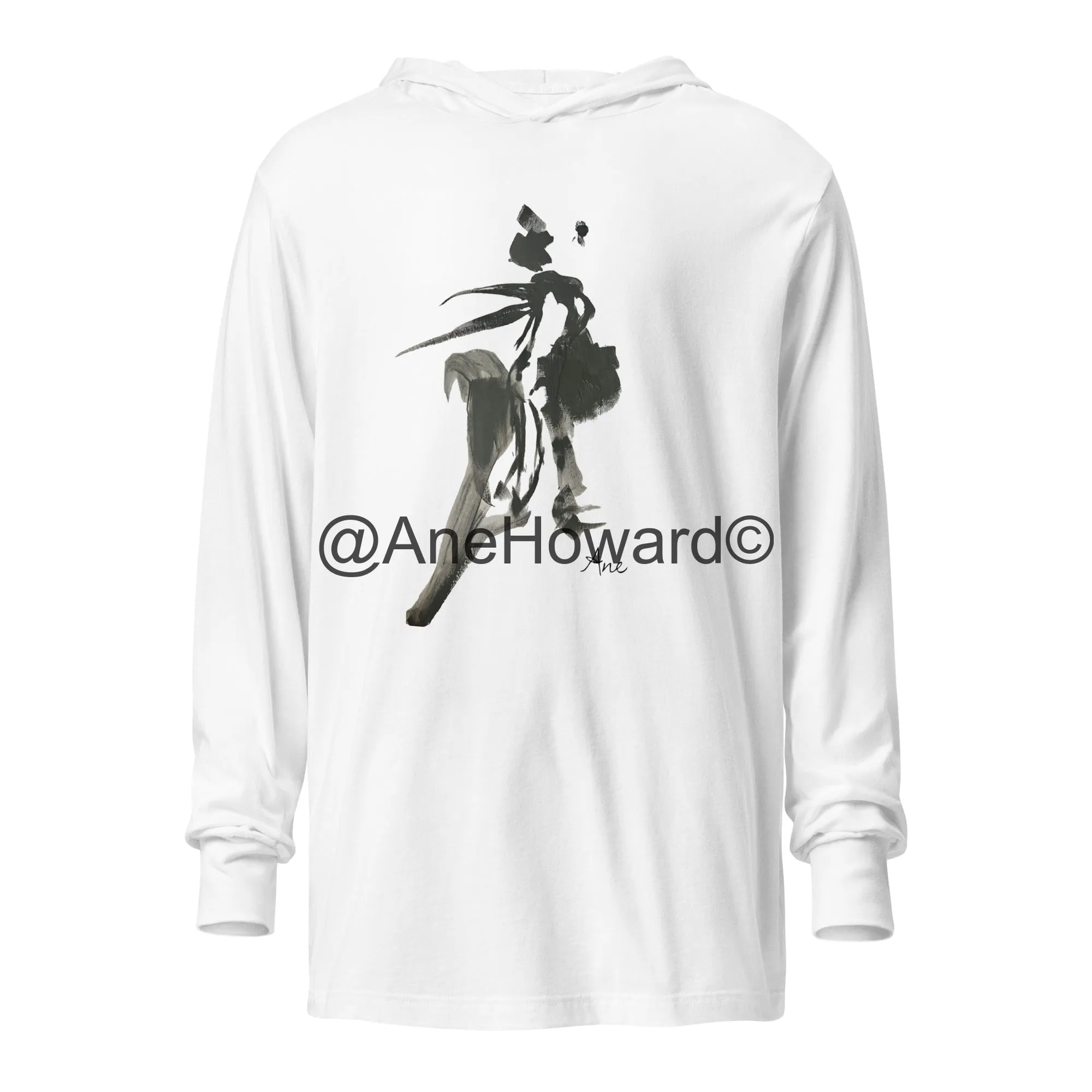 Cotton Hooded long-sleeve Tee Solo Dancer