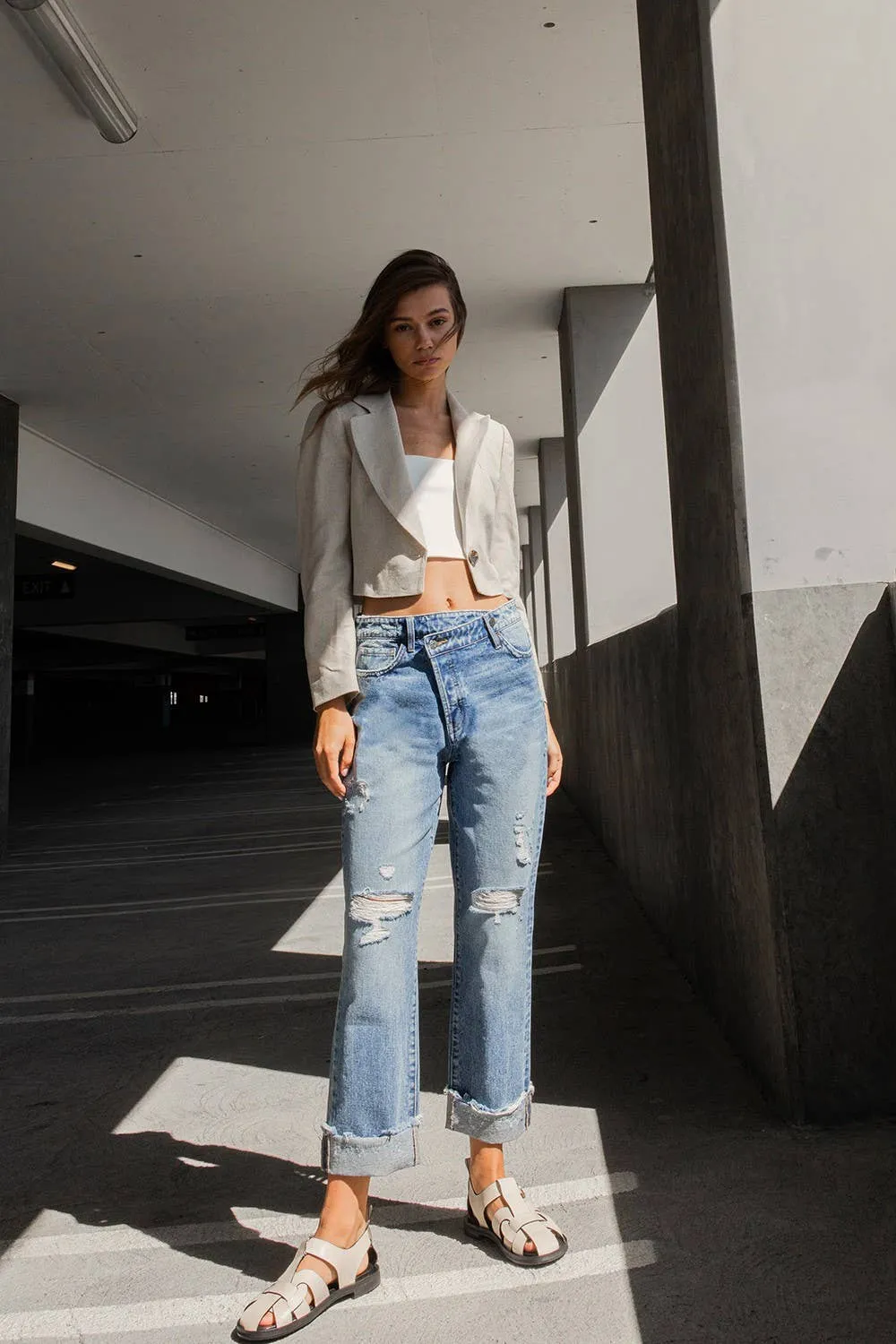 CRISS CROSS VINTAGE BOYFRIEND