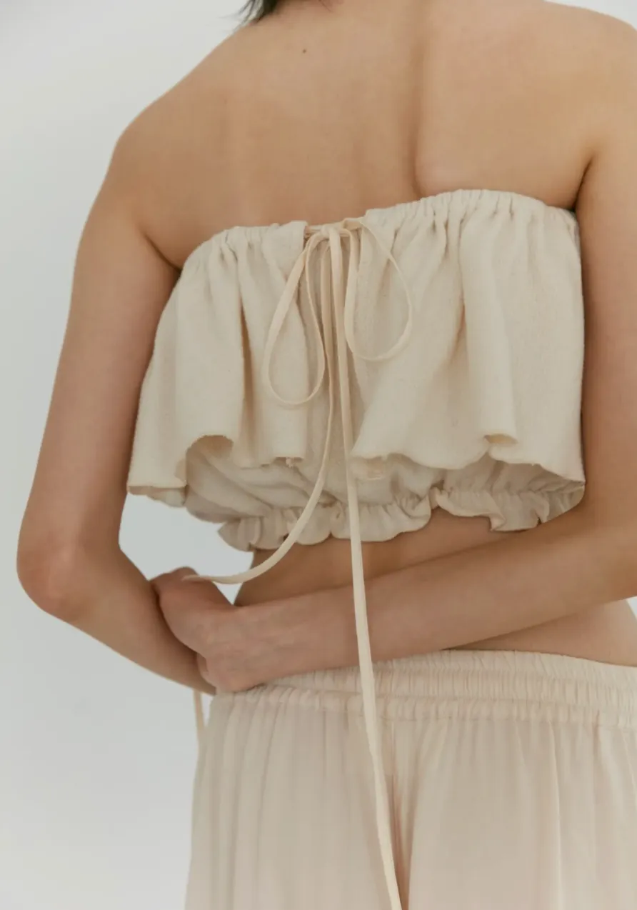 Dandelion Cotton Ruffle Top