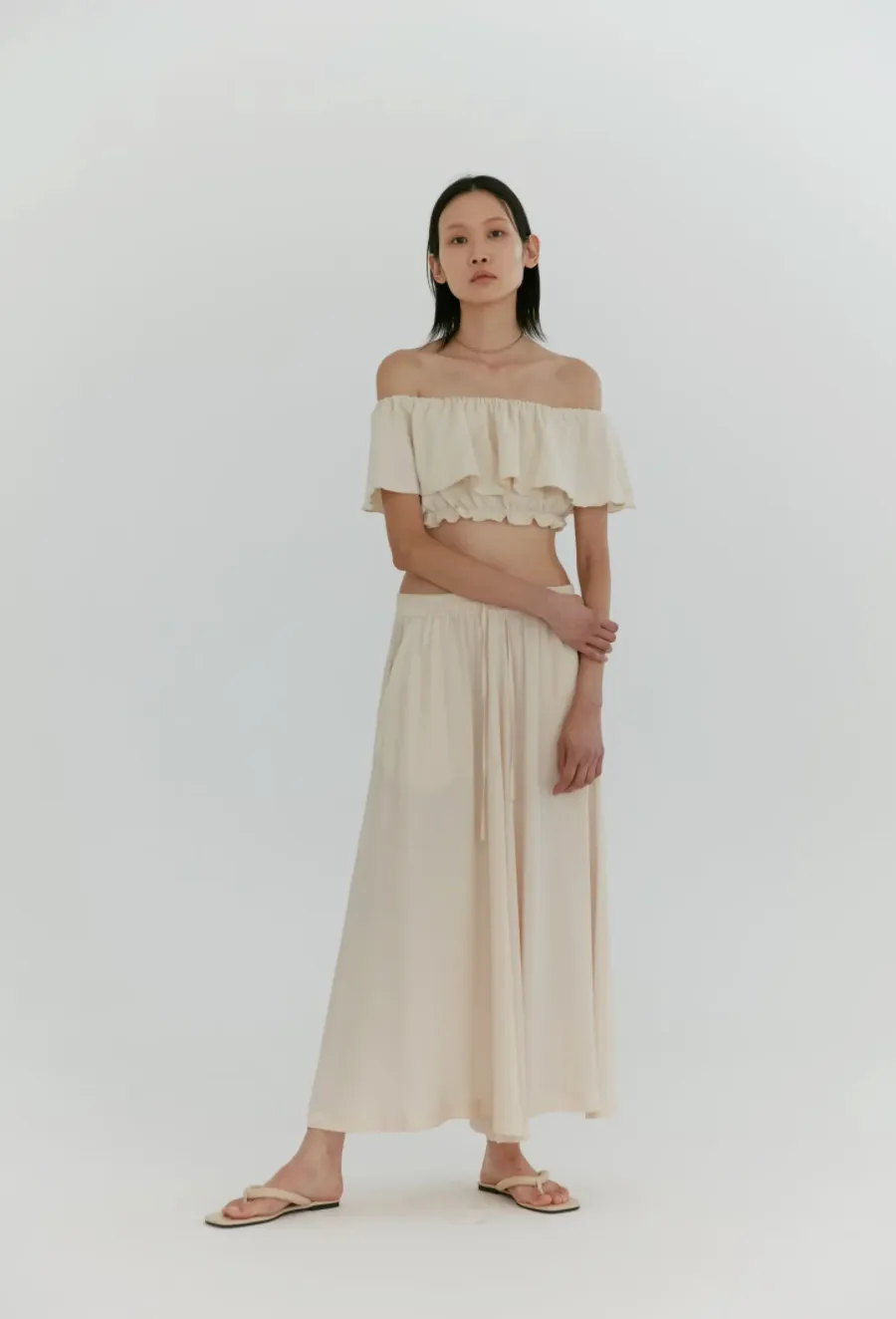 Dandelion Cotton Ruffle Top