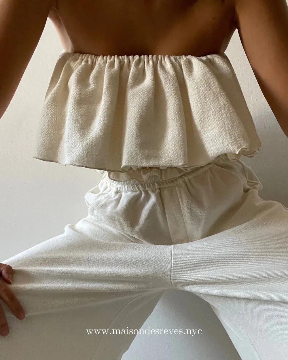 Dandelion Cotton Ruffle Top
