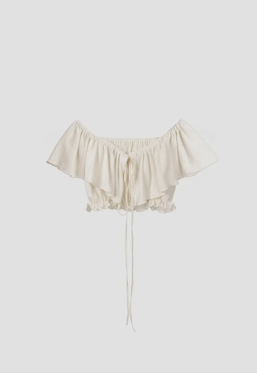 Dandelion Cotton Ruffle Top