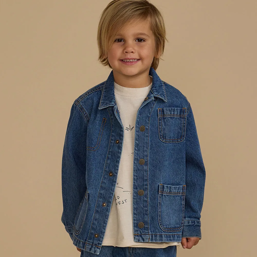 Denim Chore Jacket | Indigo