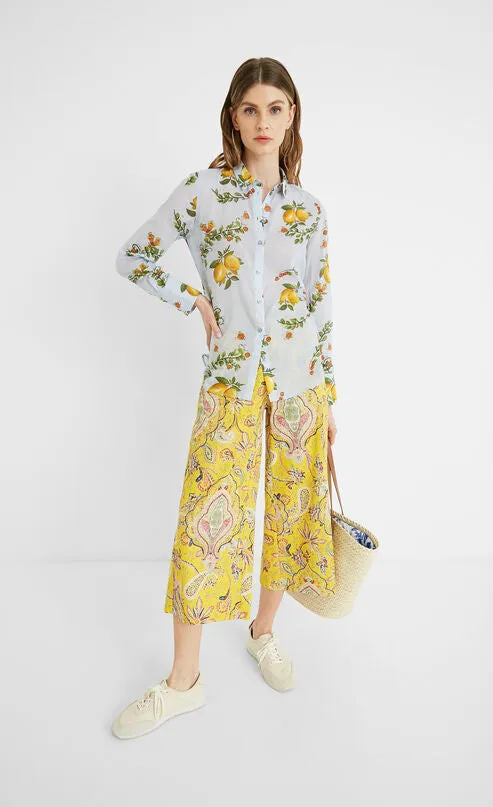 Desigual Cotton Lemons Shirt