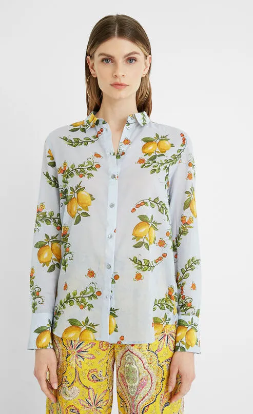 Desigual Cotton Lemons Shirt