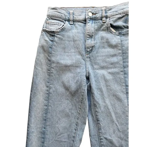 DL1961 Patti Straight Cropped Jeans Light Wash Size 24