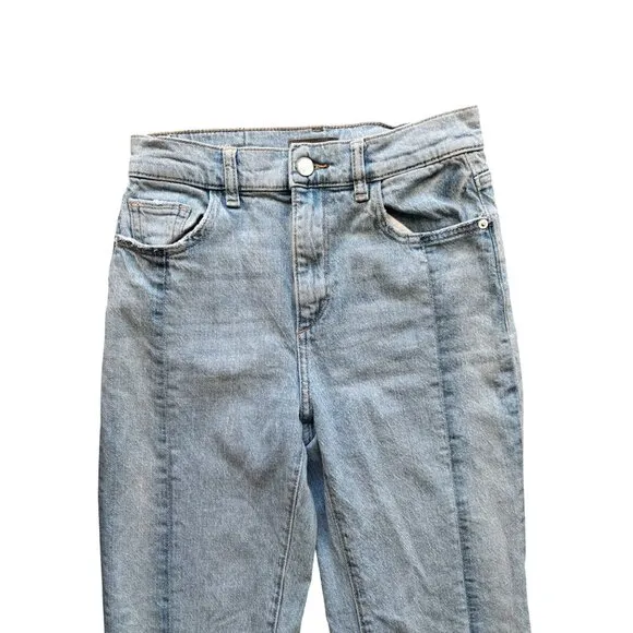 DL1961 Patti Straight Cropped Jeans Light Wash Size 24