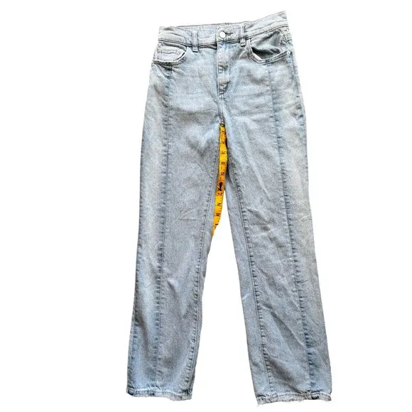 DL1961 Patti Straight Cropped Jeans Light Wash Size 24