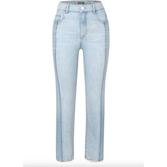 DL1961 Patti Straight Cropped Jeans Light Wash Size 24