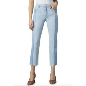DL1961 Patti Straight Cropped Jeans Light Wash Size 24