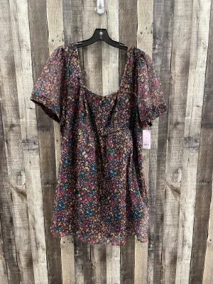 Dress Casual Midi By Wild Fable In Floral Print, Size: 2x