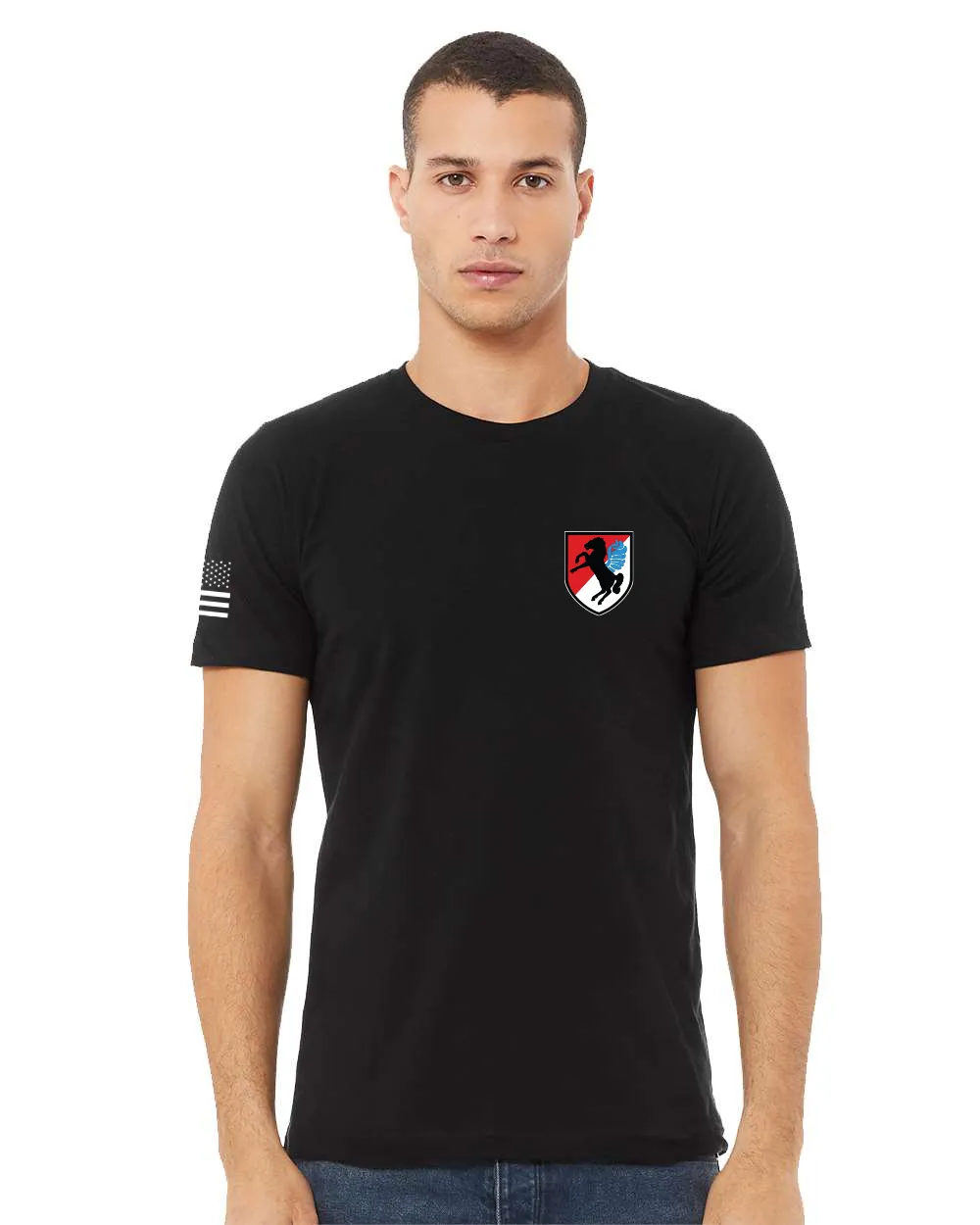 Easy Troop, 2/11 ACR Comfort Unisex Cotton SS Tee - b8X7eK