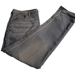 Eddie Bauer Women's Boyfriend Mid-Rise Straight Flannel Lined Jeans Sz 16