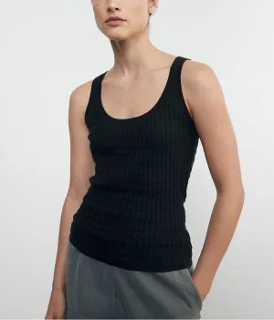 Enza Costa Linen Cotton Sweater Tank
