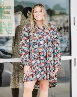 Fall Flowers Dress