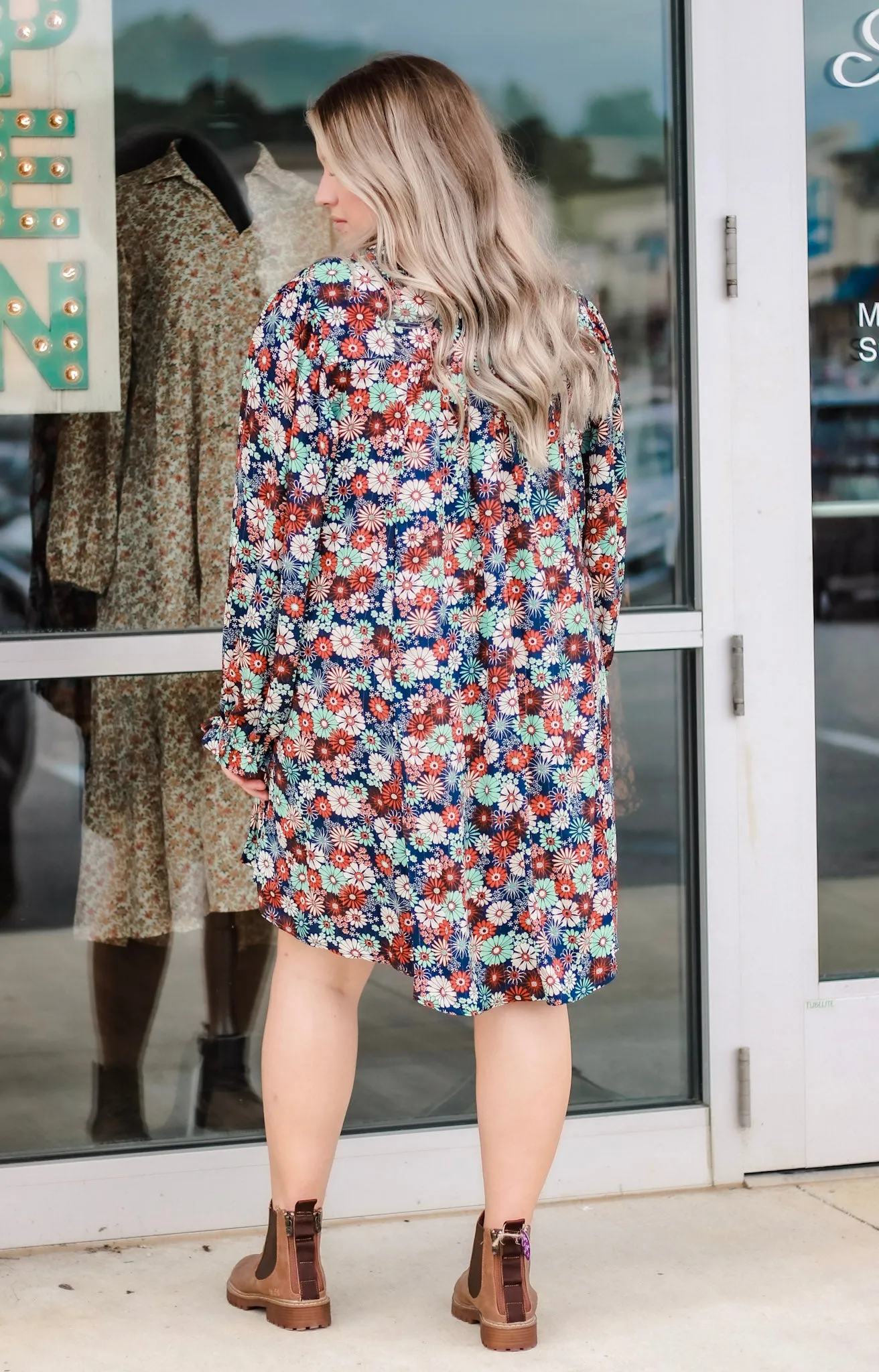 Fall Flowers Dress