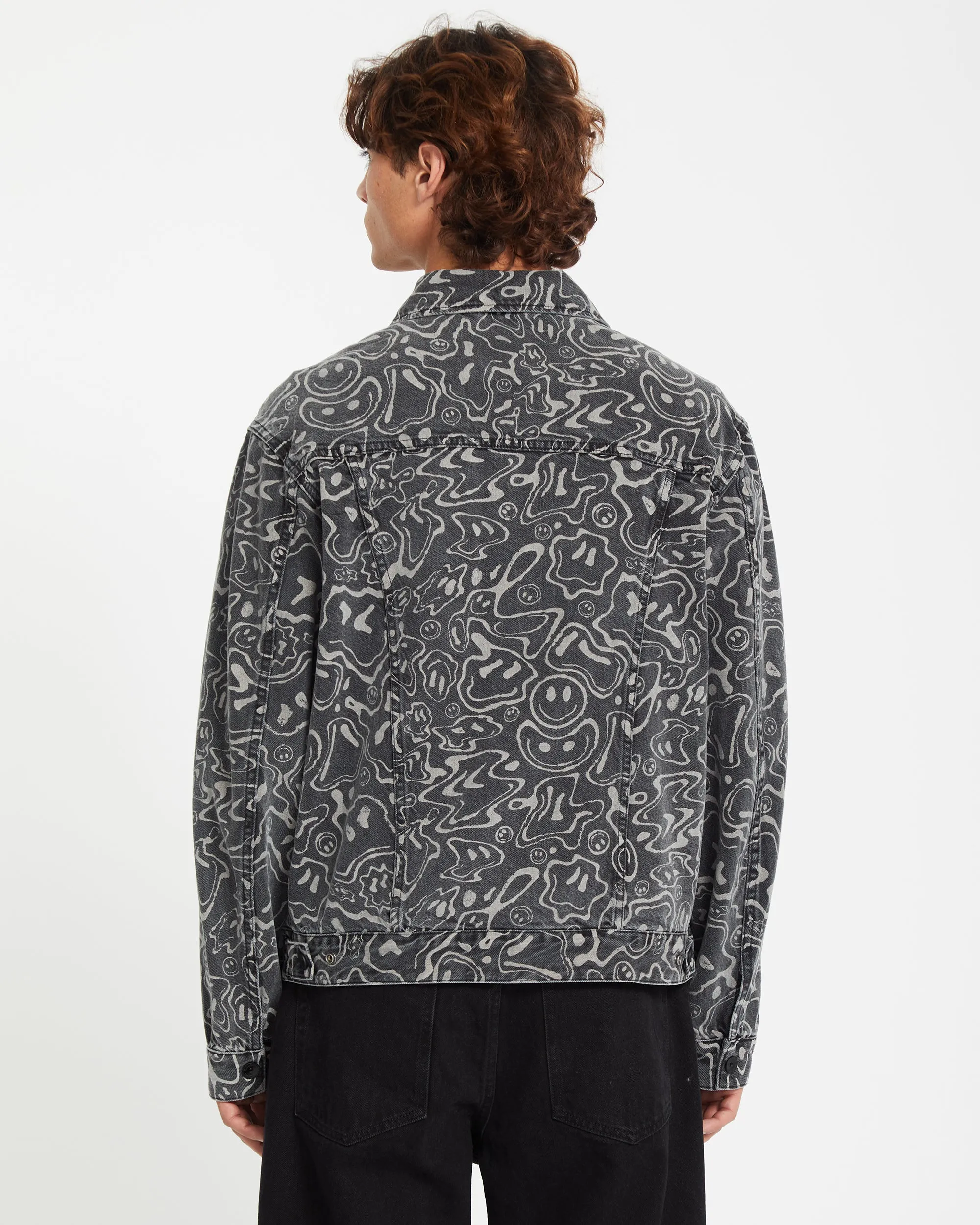 Filip Rygalski Denim Jacket - BLACK PRINT