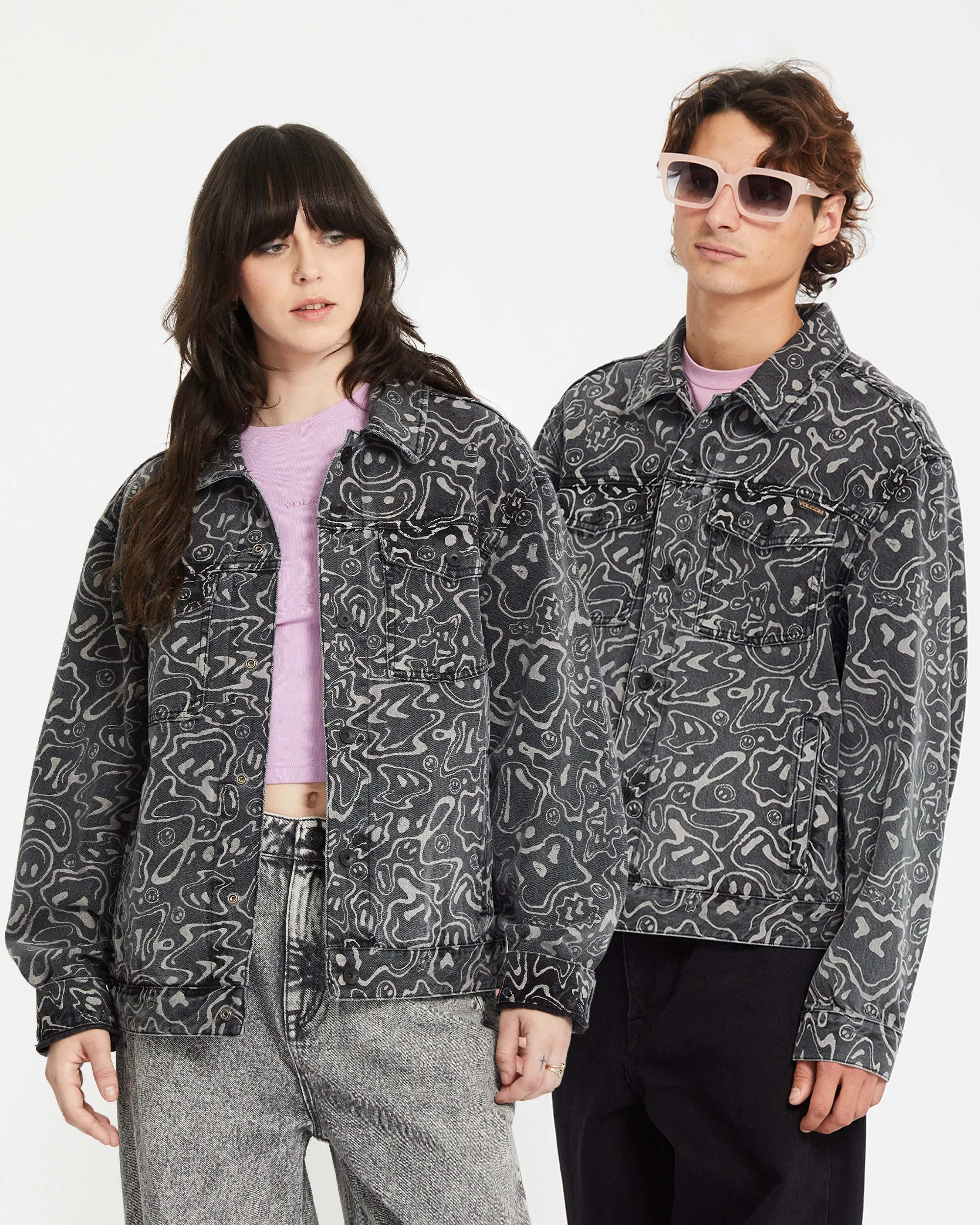 Filip Rygalski Denim Jacket - BLACK PRINT