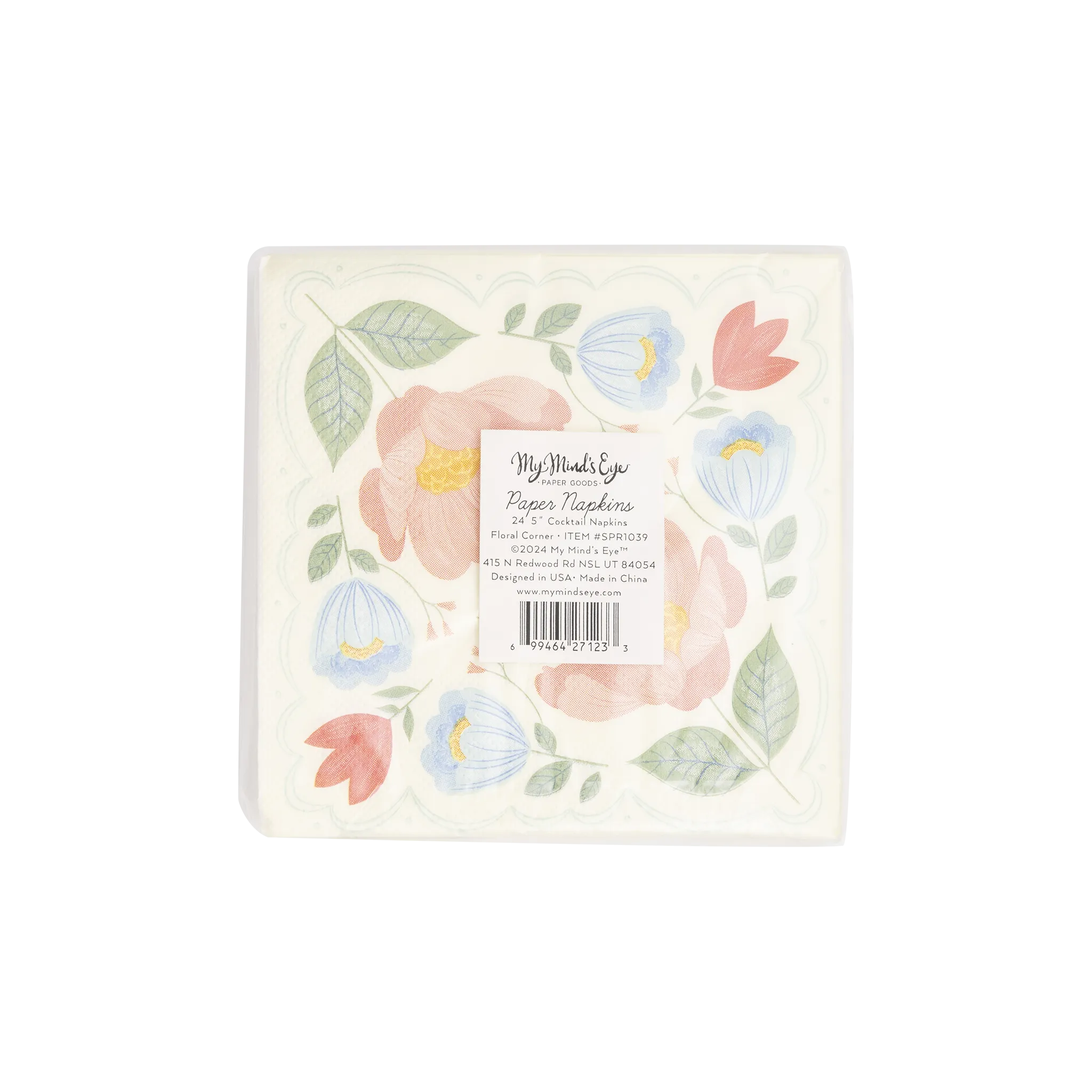 Floral Cocktail Napkins