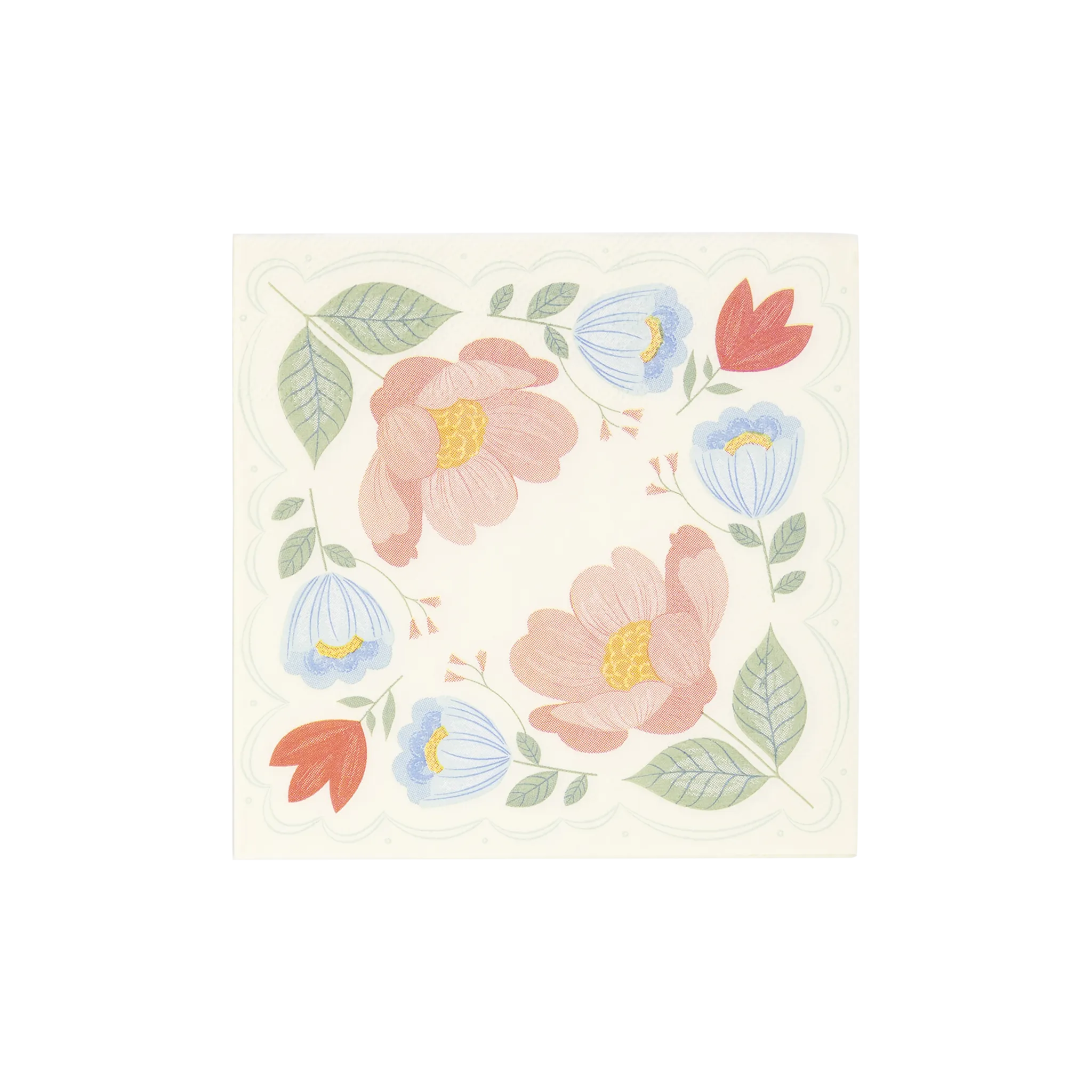 Floral Cocktail Napkins