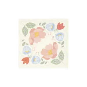 Floral Cocktail Napkins