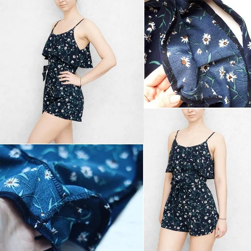 Floral Ruffled Romper