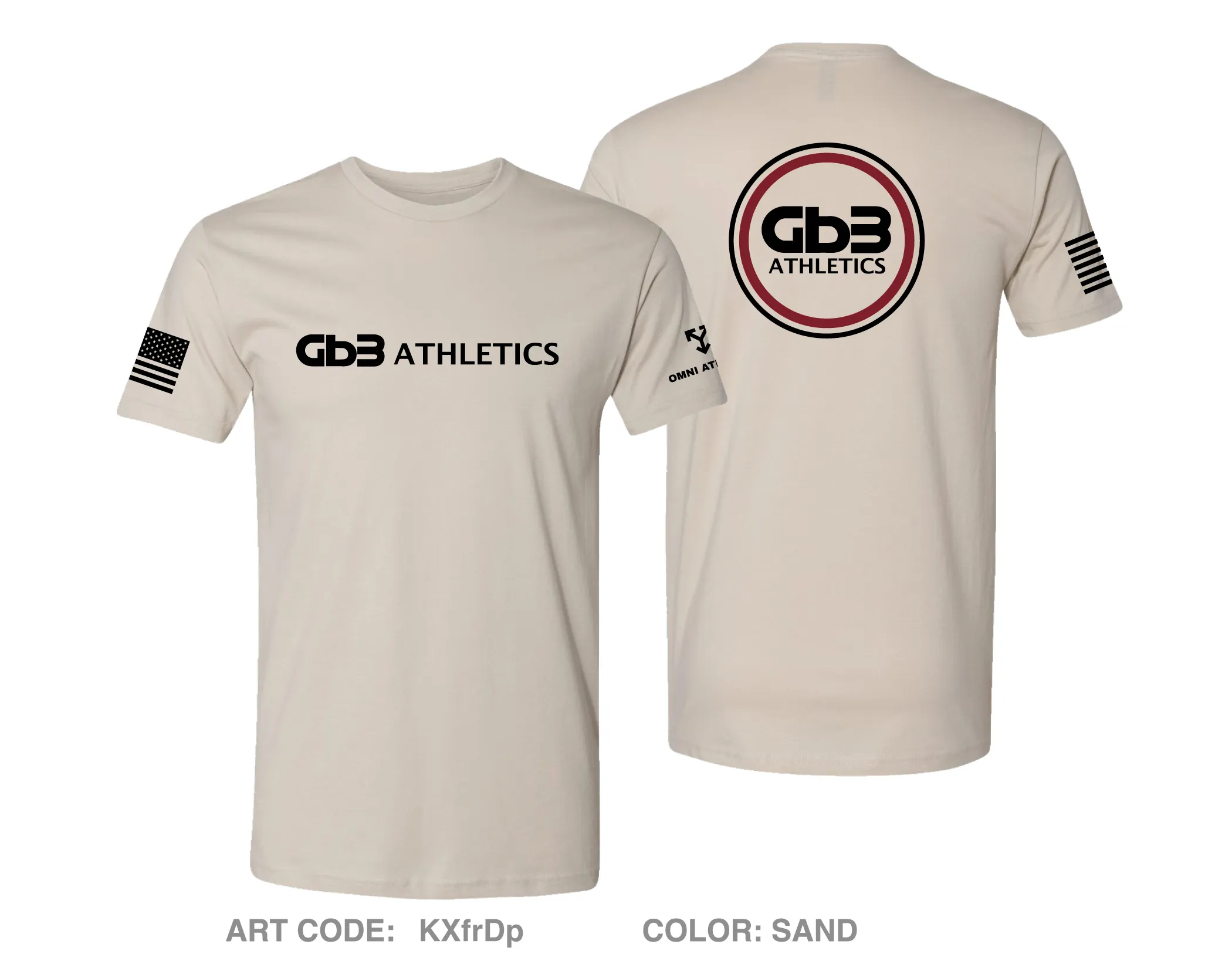 GB3 Athletics Comfort Unisex Cotton SS Tee - KXfrDp