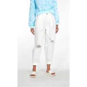 GENERATION LOVE LYNN DENIM Boyfriend Jean Pant White Sz M NEW