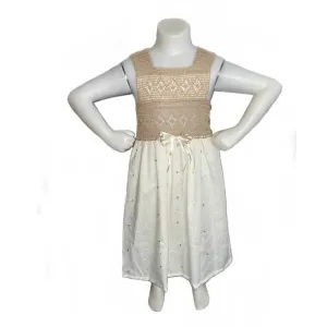 Girl Cream Dress - Vainilla - My Garden Collection