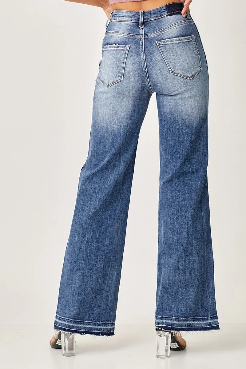 Got You On My Mind Risen Wide Leg Jeans