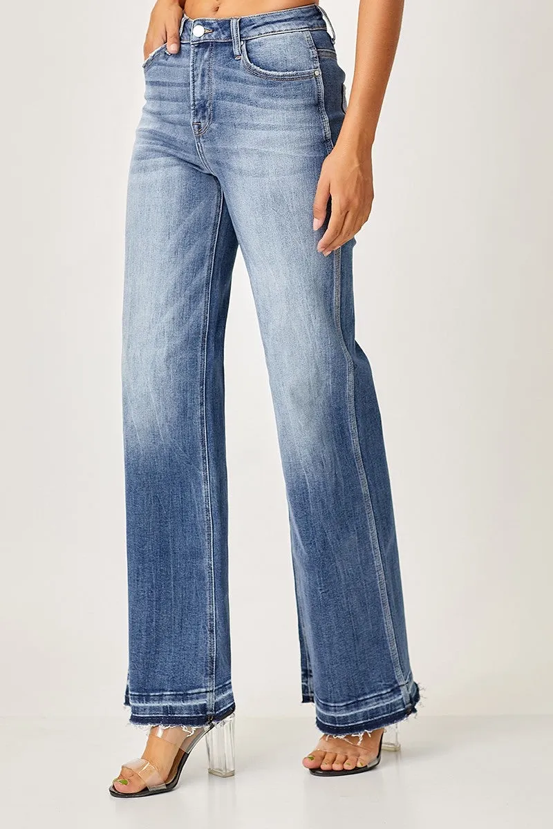 Got You On My Mind Risen Wide Leg Jeans