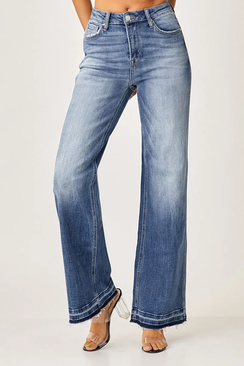 Got You On My Mind Risen Wide Leg Jeans