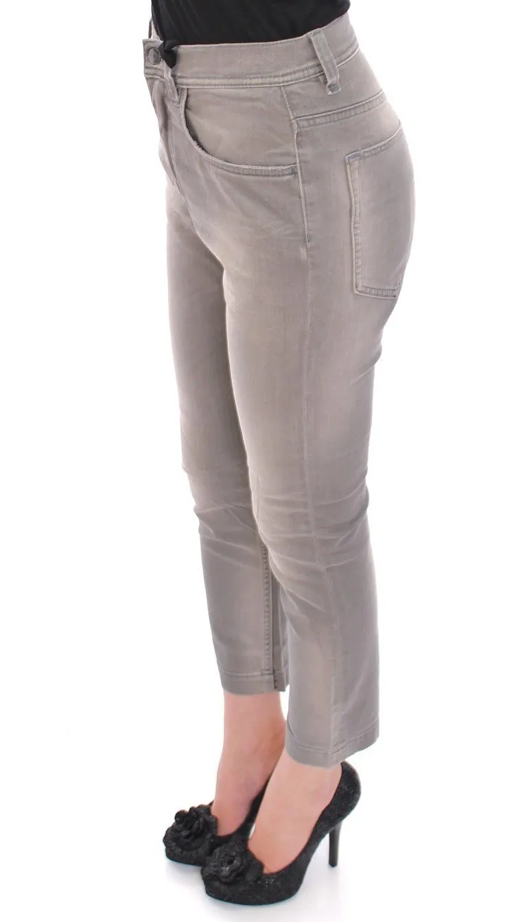 Gray BOYISH Boyfriend Stretch Jeans