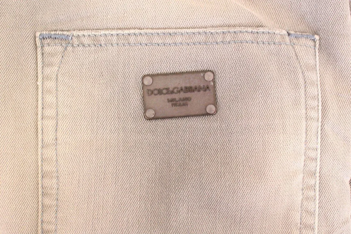 Gray BOYISH Boyfriend Stretch Jeans