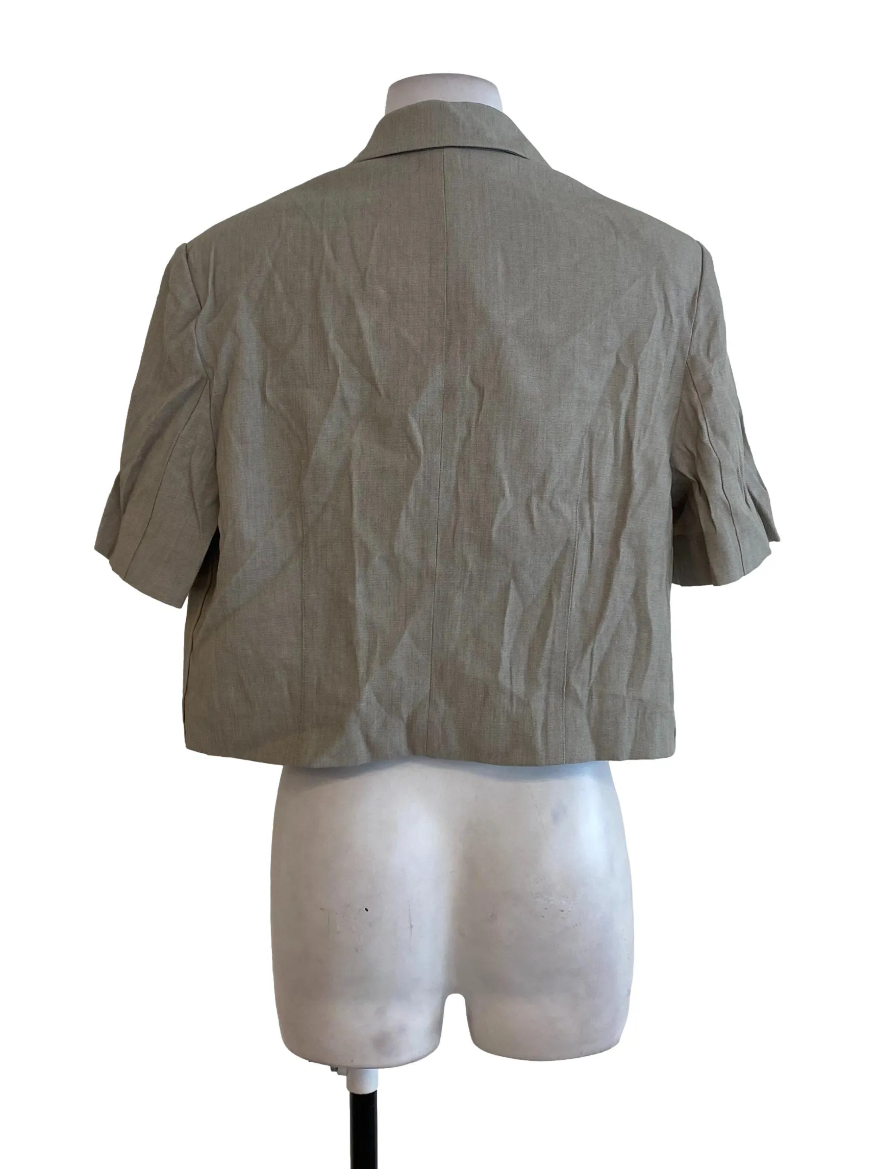 Green Cropped Jacket