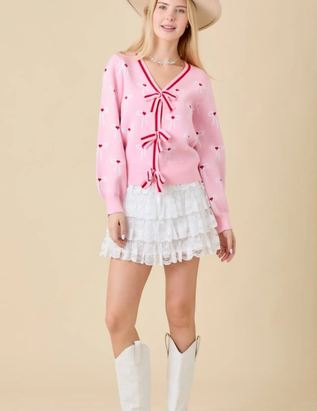 Hearts and Bows Cardigan