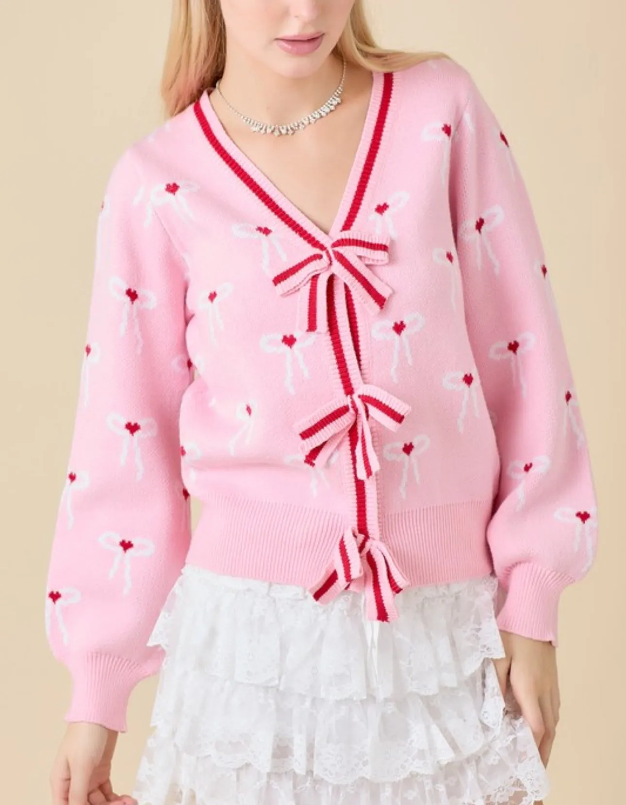 Hearts and Bows Cardigan