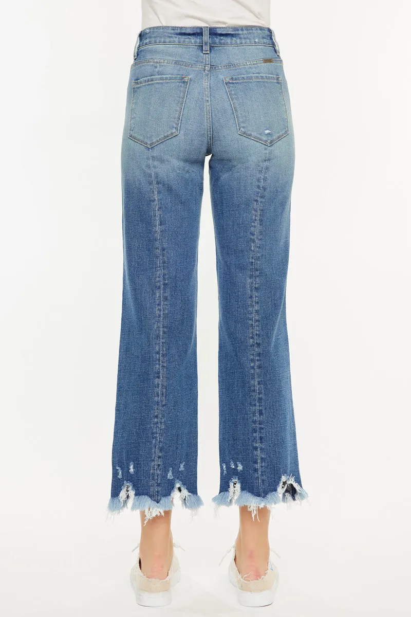 Hellen High Rise Straight Leg Jeans
