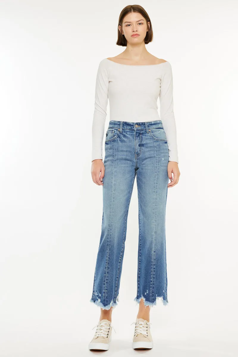Hellen High Rise Straight Leg Jeans