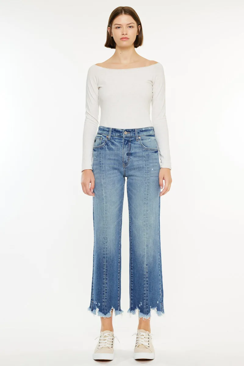 Hellen High Rise Straight Leg Jeans