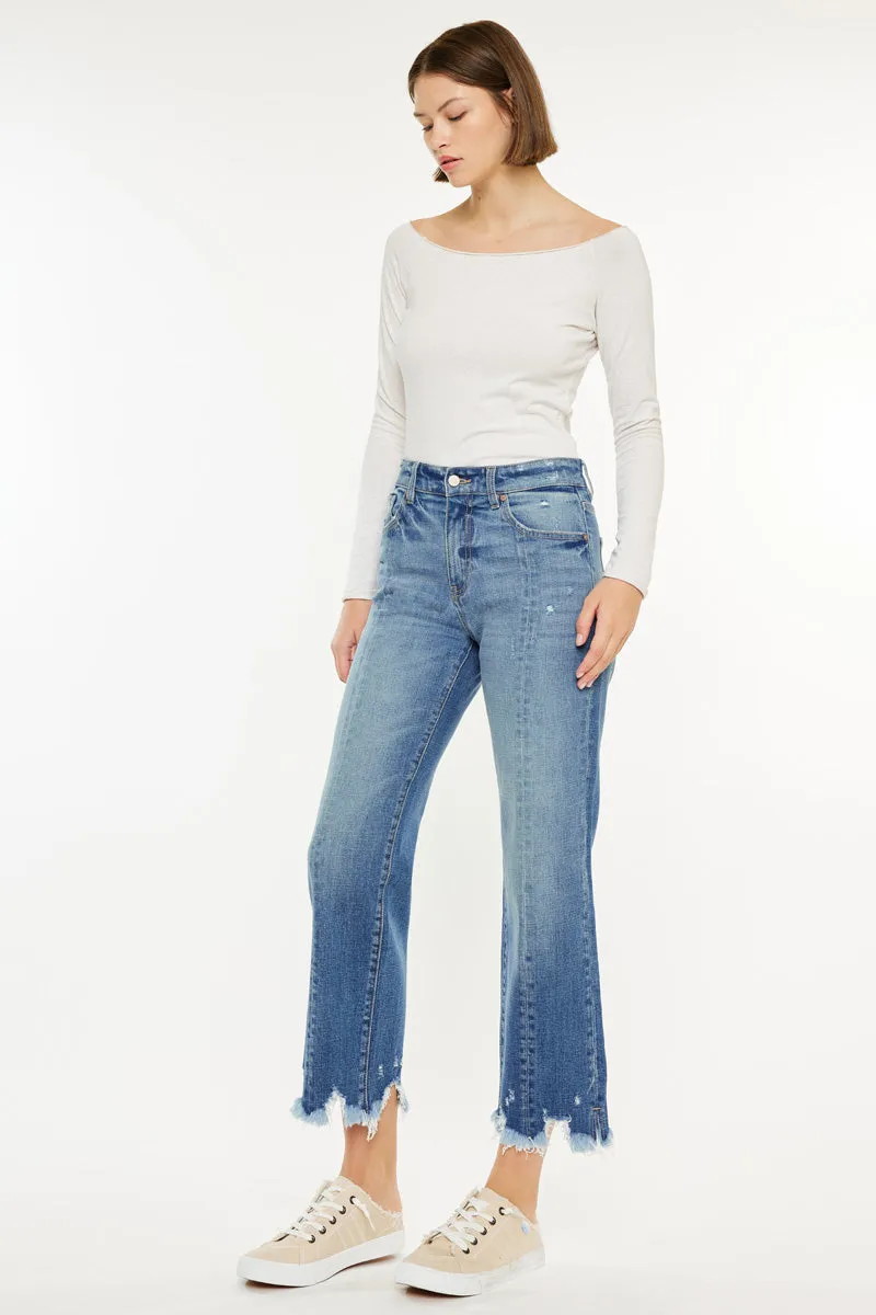 Hellen High Rise Straight Leg Jeans