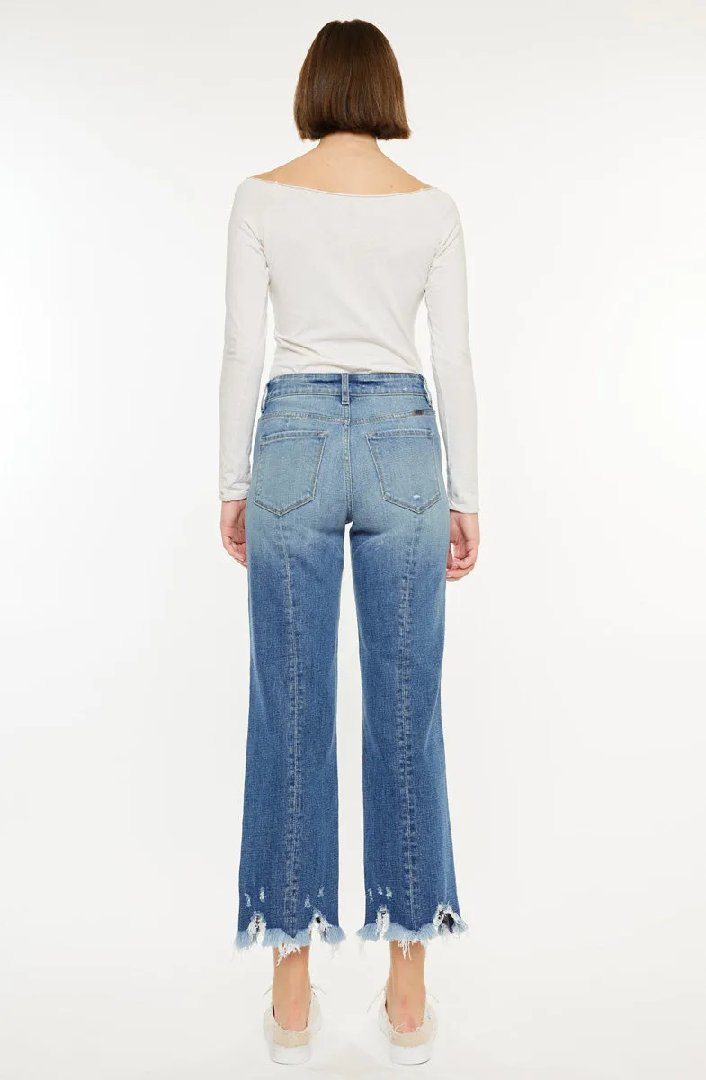 Hellen High Rise Straight Leg Jeans