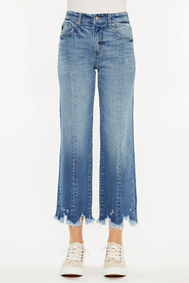 Hellen High Rise Straight Leg Jeans