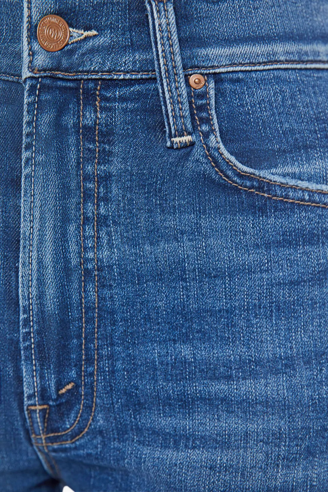 High Waisted Rider Ankle Step Fray Jean | Over The Top