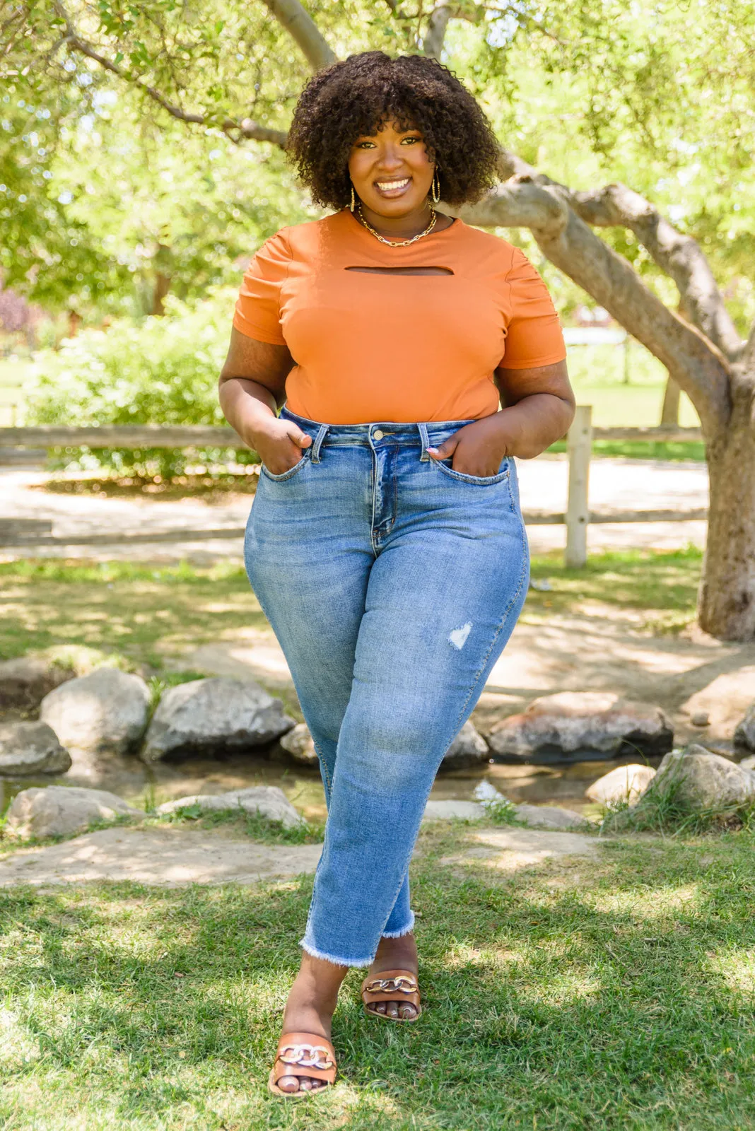 Howdy Embroidery Boyfriend Jeans by Judy Blue